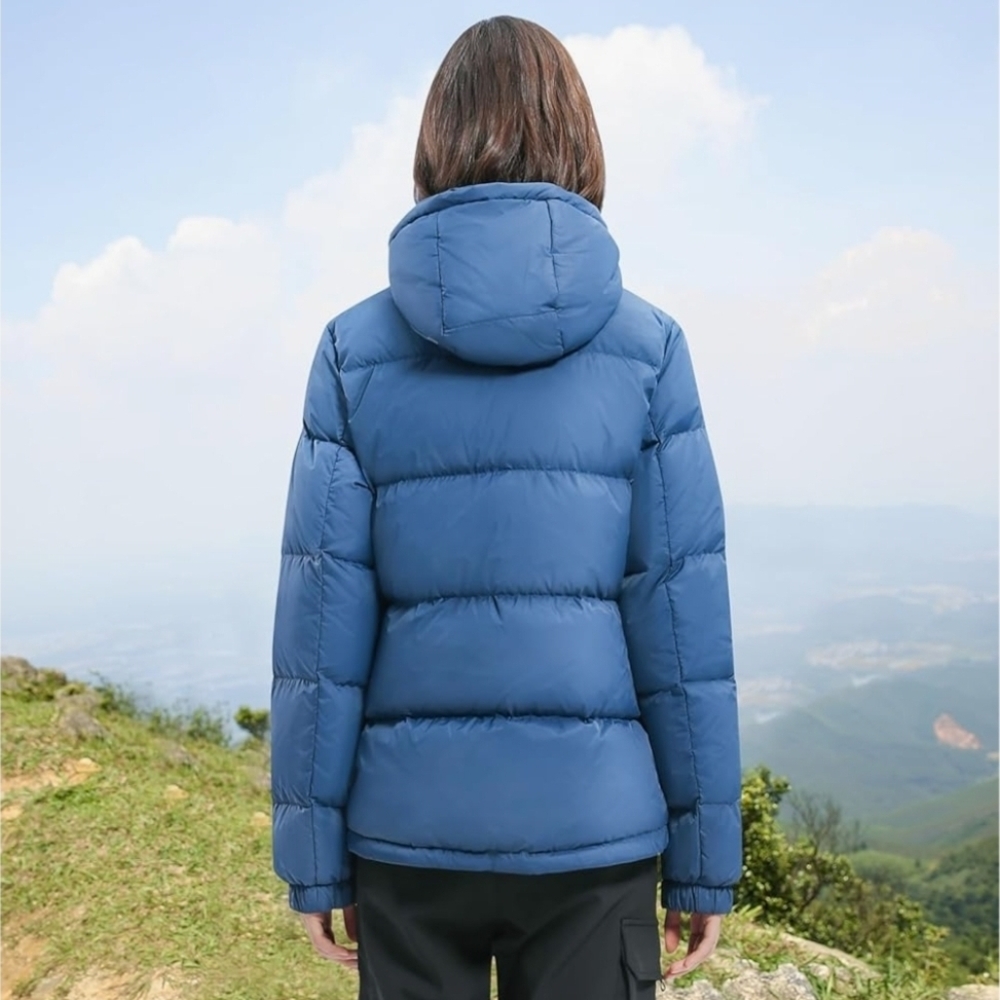 Blue Puffer Jacket - Picture 3 of 7